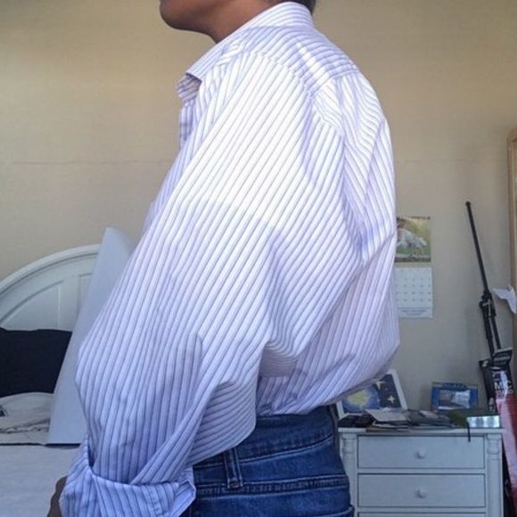 PINSTRIPE BUTTON DOWN - Picture 2 of 3